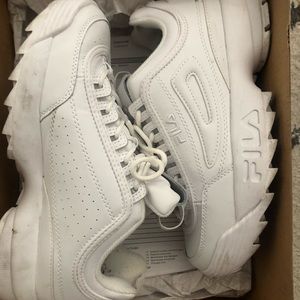 Fila disruptor II premium US 8-9 white sneakers